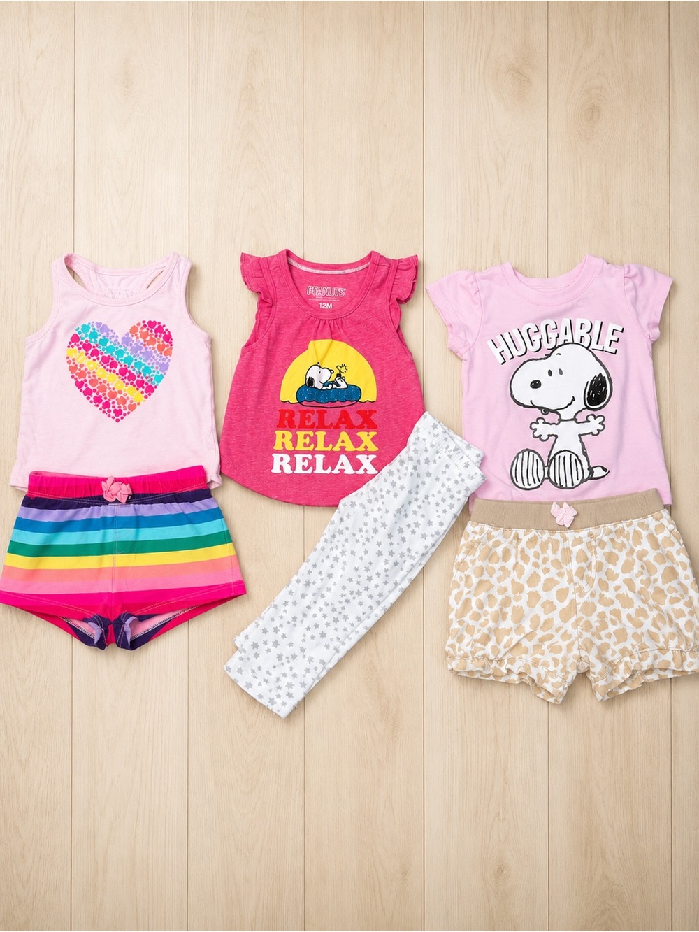 Baby girls size 12 months clothing girls lot bundle outfits snoopy